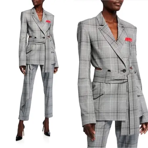 NWT HELLESSY Hellessy Hambro B/W Belted Midi Double