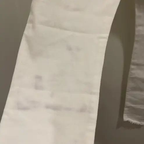 MOTHER The Looker Broken Mirror White Skinny Jeans Women's Size 30