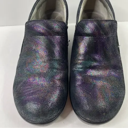 Alegria Eryn Leather Iridescent Comfort Shoe in Soirée