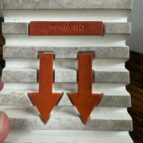 Off-White  Virgil Abloh Moto Wrap Neoprene High Top Sneakers Women Sz 38/8 US AUT