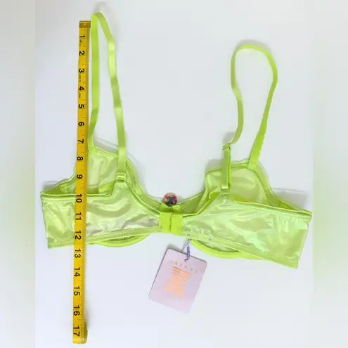 Savagexfenty NWT Savage x Fenty X-Ray Vision Unlined Demi Bra - Space Age Foil - 36B