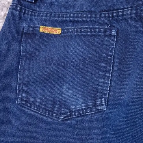 Jordache Vintage Size 32 High Rise Mom Jean Shorts Dark Wash Baggy Relaxed
