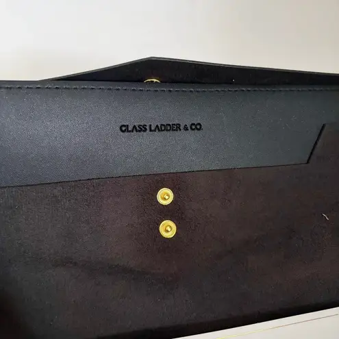 Glass Ladder & Co The Megan Clutch Black