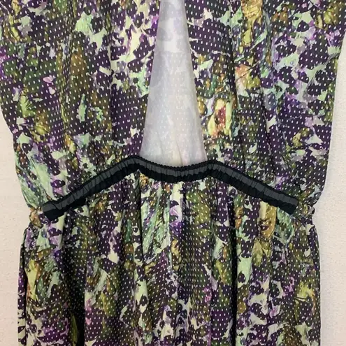 Lululemon  size 6 dress city summer floral sport tank tennis athletic purple gree