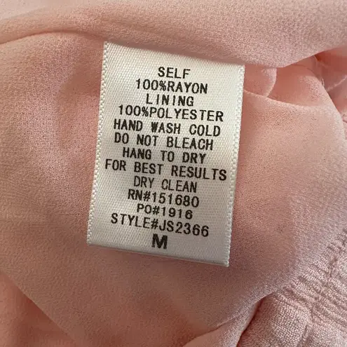 Storia  Star Struck light pink tiered mini skirt size M NWT