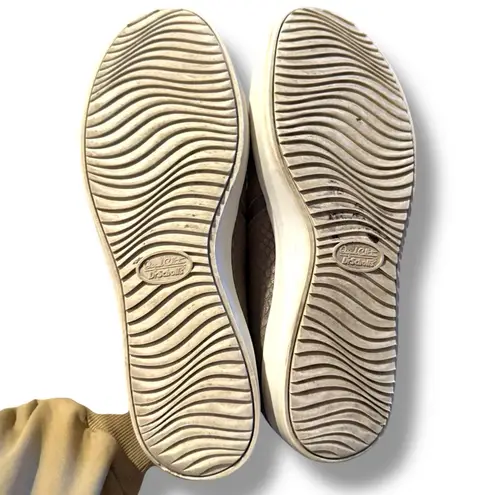 Dr. Scholls Women's Leta Boot Booties in Grey Pearlized Embossed Snake Sz 10