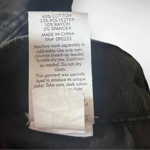 PacSun  Women's Stretch Black Ripped Raw Hem‎ Vintage Skinny Jeans Sz 25 | EUC