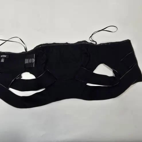 AFRM Inessa Top in Noir Fig Purple