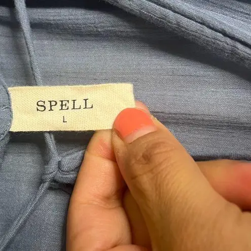 Spell belladonna gown in dusty blue size L Size L