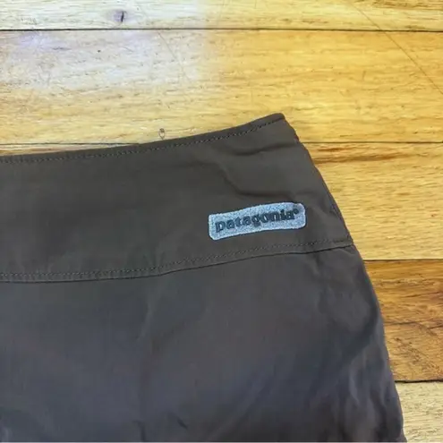 Patagonia Vintage  Hiking Skirt with Attached Shorts Skort Delta Brown Sz 4