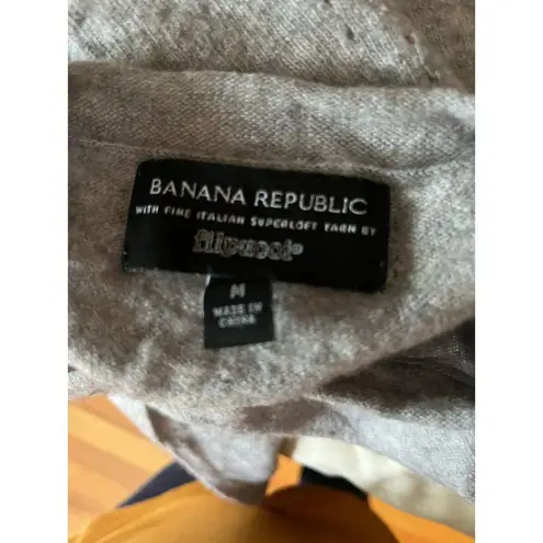 Banana Republic  merino wool/cashmere blend sweater M Excellent Luxury Fall