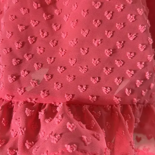 Wild Fable  Babydoll Corset Mini Sundress Heart Print Sz XS Juniors