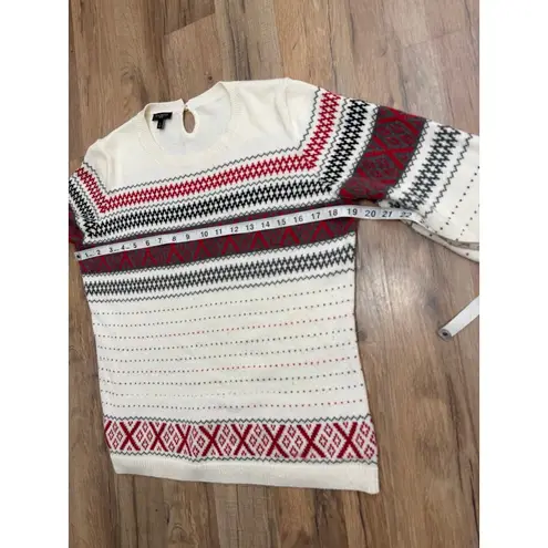 Talbots  Petites Fair Isle Knit Sweater Cashmere Blend Nordic SP