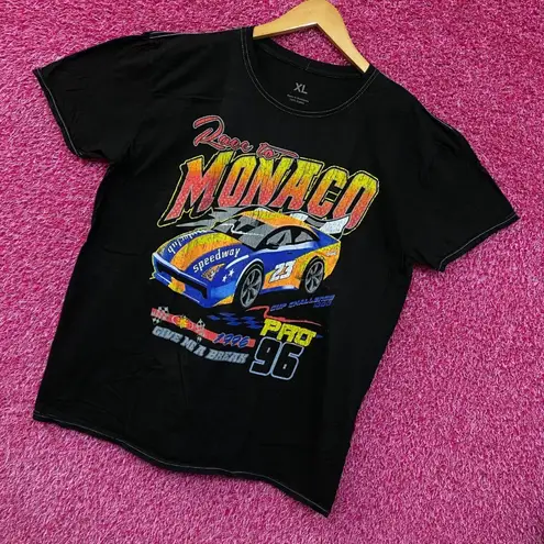 Race to Monaco Nascar Style Racing Tshirt size Extra Large
