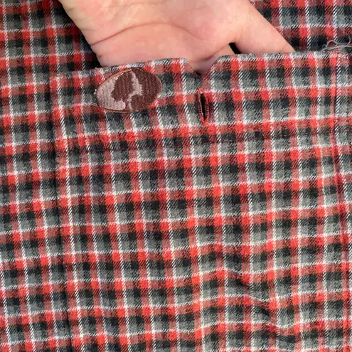 Mossy Oak Vintage Red Plaid Checkered Flannel