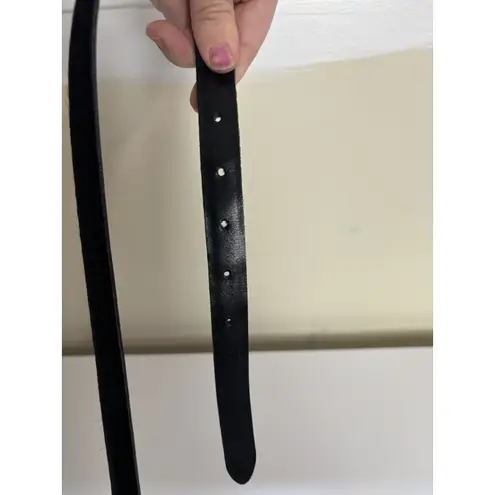 Women’s Black Faux Fur Belt Size Medium Mob Wife WCM New York Classic