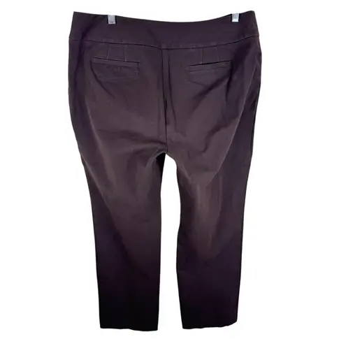 Chico's Brown Cotton Stretch Chino Pants 12