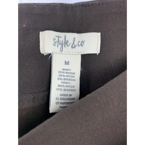 Women's Style & Co Brown Dress Pants Size M Size M