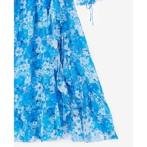 The Kooples ππ Long Dress ~ Blue Floral Print Size 3 = EU 40 Large