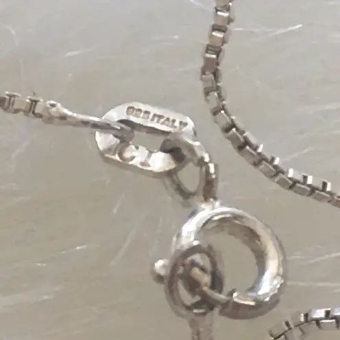 Sterling Silver Turquoise Inlay 16” Necklace and Earrings Set