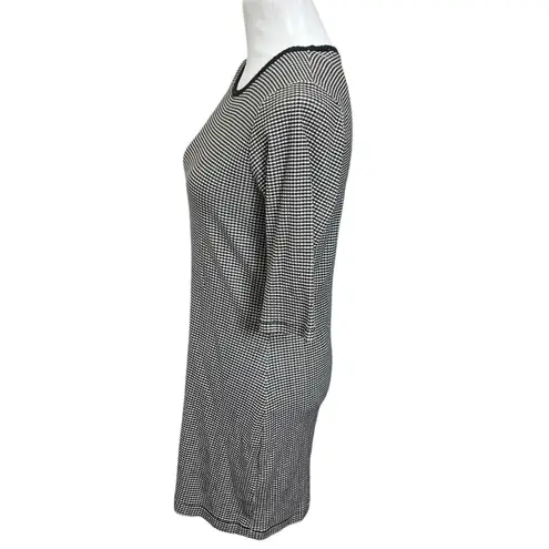 DOEN Carmen La Maddalena Dress Women’s Size Large Gingham Black White Cotton