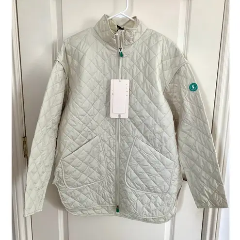 Save the Duck Talita Quilted Jacket in Banana Yellow Size M