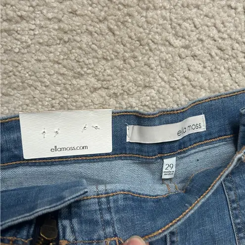 Ella Moss NWT Retro Shorts Denim Exposed Front Zip High Rise Waist Sz 29