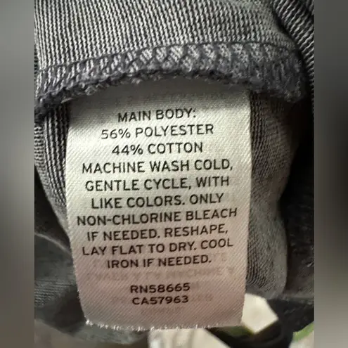 Treasure & Bond women's sleeveless dress ruched navy night heather XXS NWT