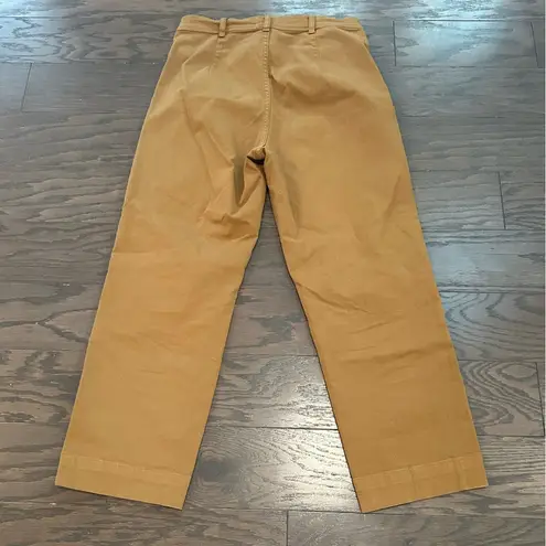 Marine layer  Bridget Crop Leg Pant Tabacco Size 10