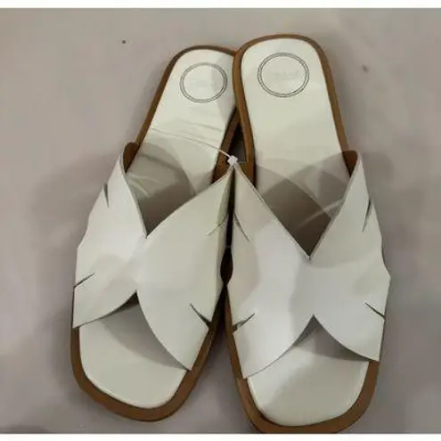 Chloé Lucille White Leather Sandals - Women's Size 11