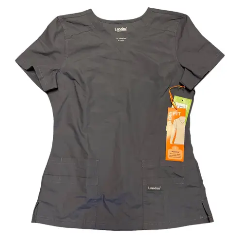 Landau Modern Fit Gray Hospital Work Scrubs XX