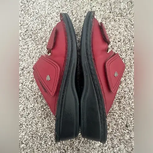 Finn Comfort Jamaika Double Strap Slide In Sandal Red 39 Size 8