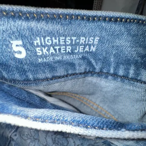 Arizona Jeans New Arizona Womens Highest Rise Straight Leg Jean size 5 Y2K fashion Skater