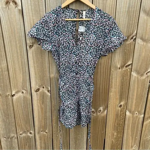 Elan NEW  Cotton Short Daisy Lightweight Romper