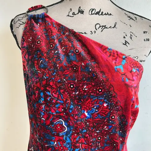 Elie Tahari Carter Velvet Wild Currant Dress Size 8 NWT