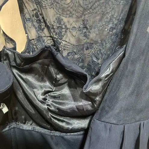 Crystal Doll Crystal Dolls Beaded Navy Formal Dress