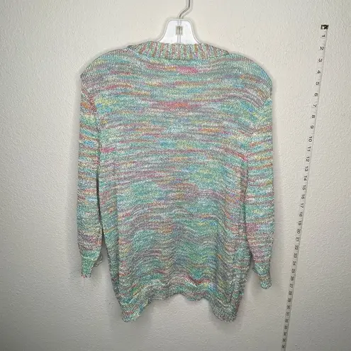 kim rogers  Cardigan Sweater Multi Color