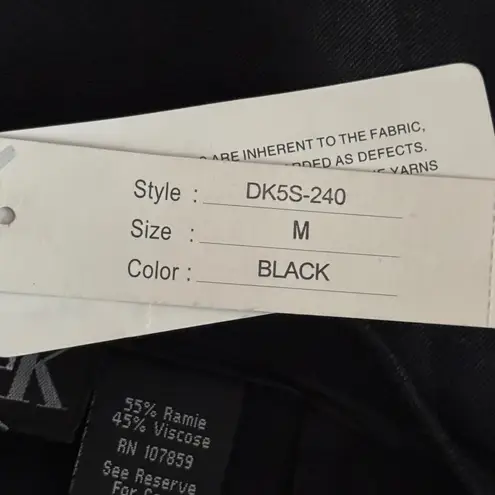 Dina K Skirt Midi Professional Career Wear Secretary Neutral Black Womens Size M Size M