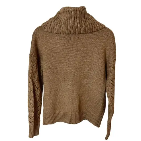Absolutely Famous Tan Sweaters Turtleneck Size Medium Sku 2138 - Image 3