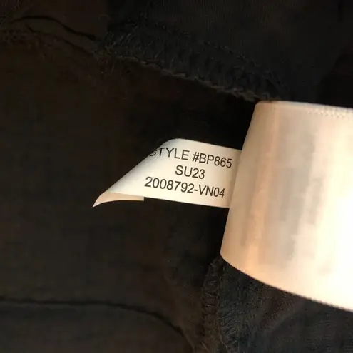 J.Crew Womens Cap Sleeve Tunic Cover Up Soft Gauze Black XXS Petite Size undefined