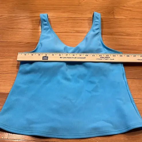 L.L.Bean  women’s light blue tankini size 14.