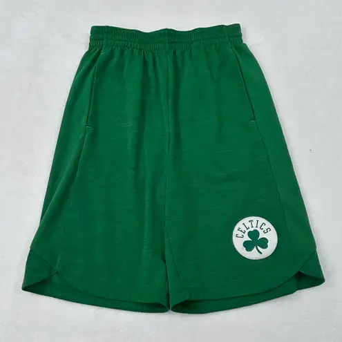 Nba Dri-Tek Boston Celtics Basketball Green Athletic Gym Shorts 24” Waist