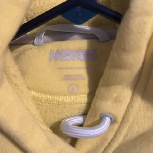Hoka  Women's Yellow Hoodie Sweatshirt thumbnail 2