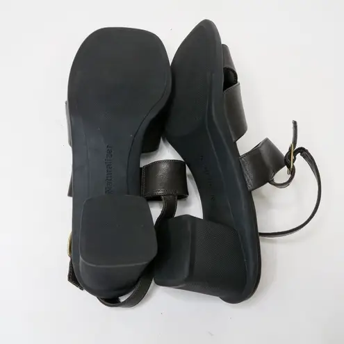 Naturalizer Vintage 90s Brown Leather Heeled Sandals
