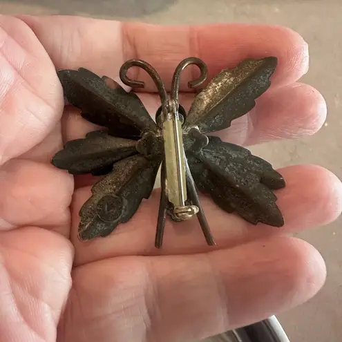 Vintage 1950s Copper Butterlfy/Moth Brooch/Pin