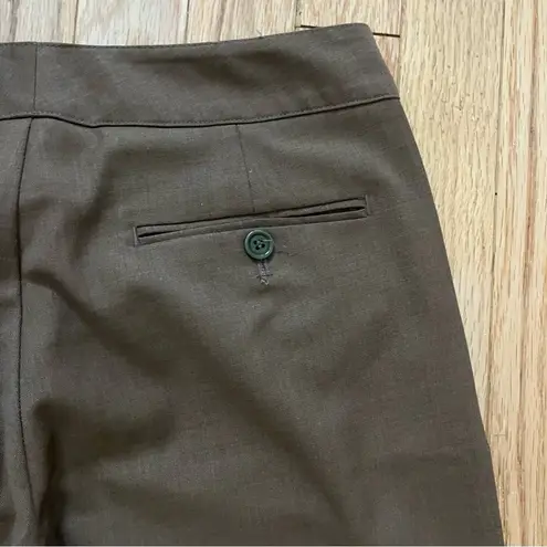 Max Studio  Brown Low Rise Ankle Cuffed Pants Size 2