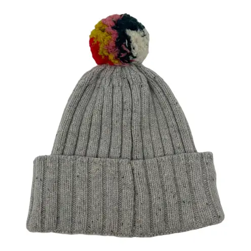 Madewell  Multicolor Pom Beanie Gray One Size