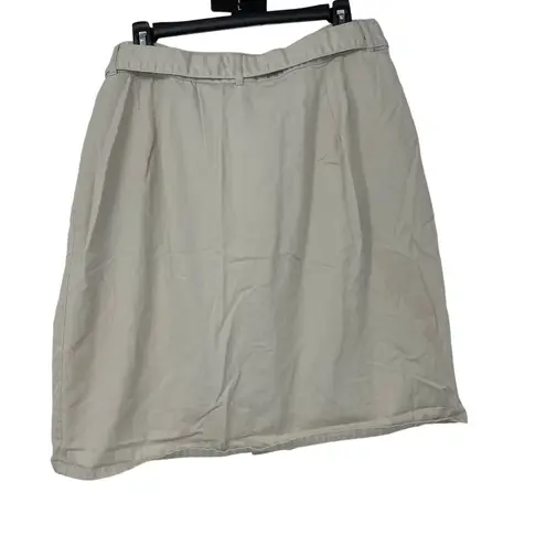 BASIC EDITIONS Beige Skirt Size 18