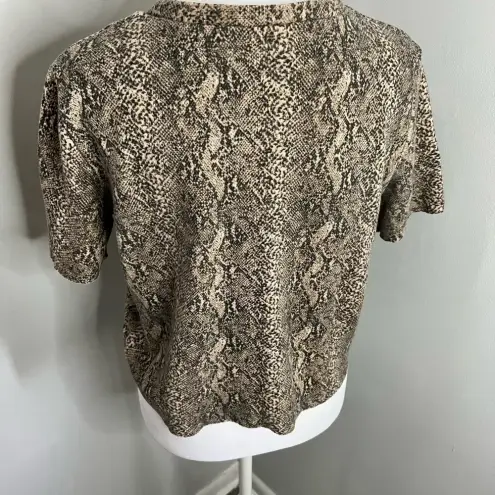 ZARA  copped short sleeved sweatshirt‎