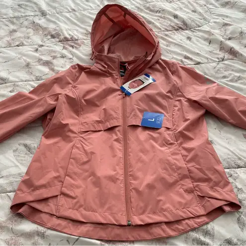 NWT Gerry pink lightweight Barbiecore hooded Packable rain jacket, size L spring Size L